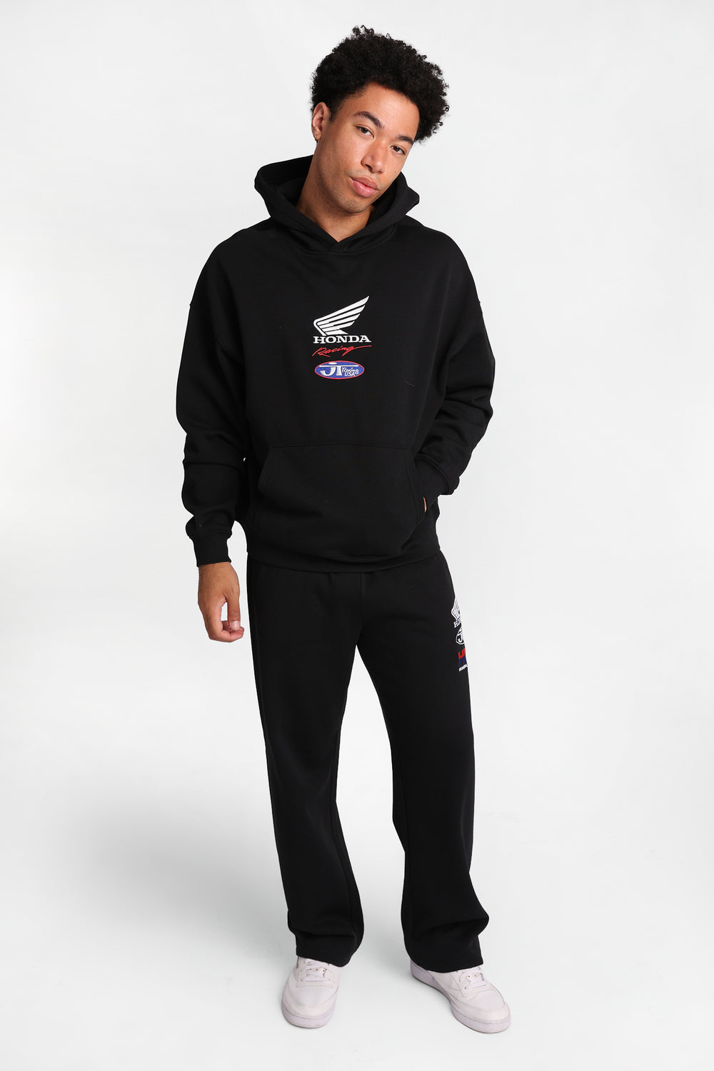 Pantalon en molleton brodé Honda Racing Pantalon en molleton brodé Honda Racing
