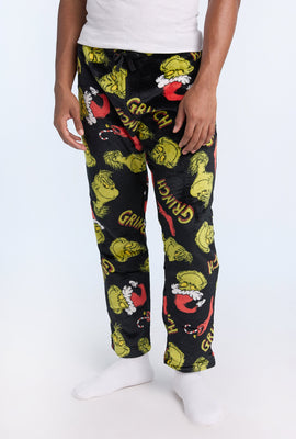 Mens The Grinch Plush Pajama Pant