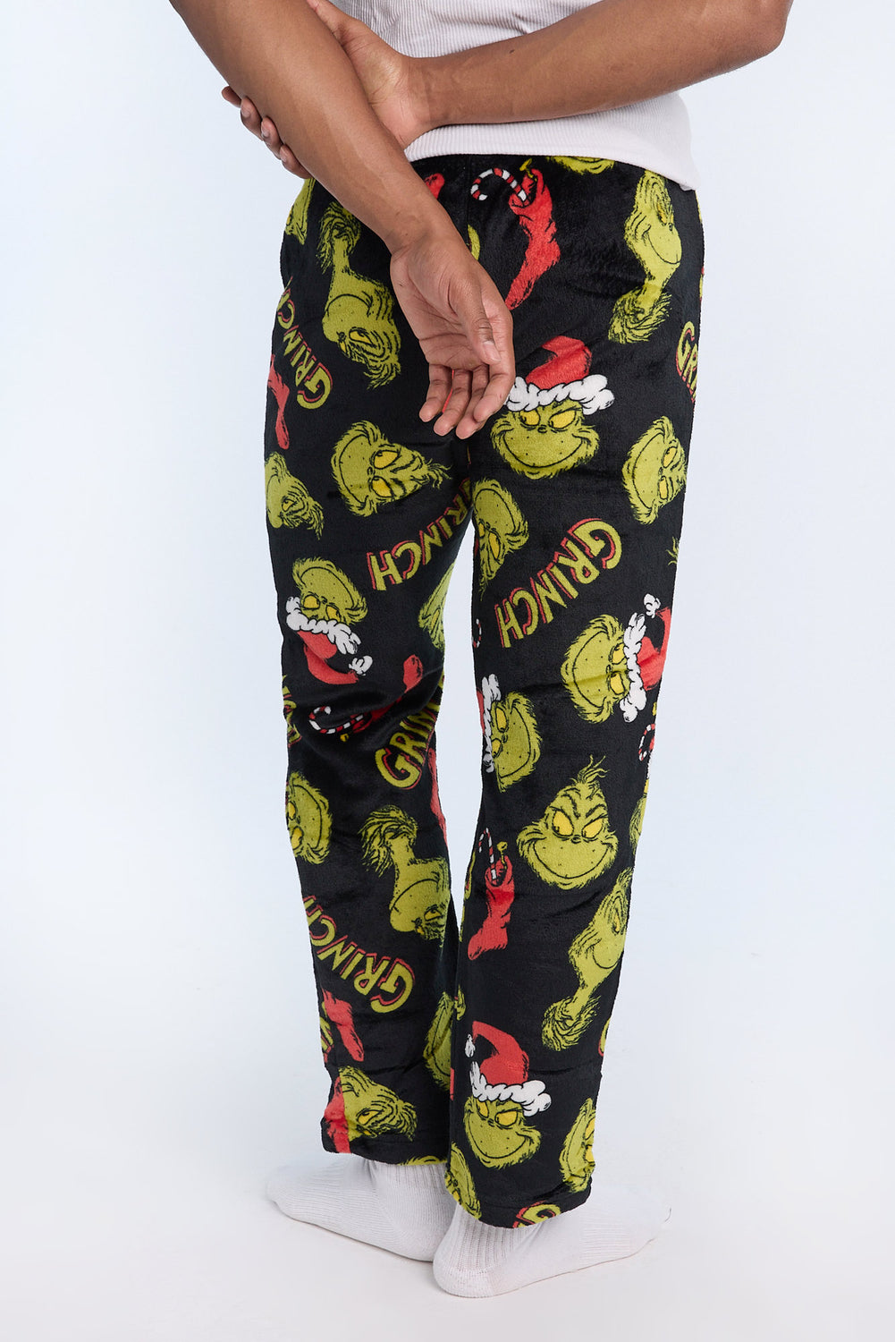 Mens The Grinch Plush Pajama Pant Mens The Grinch Plush Pajama Pant
