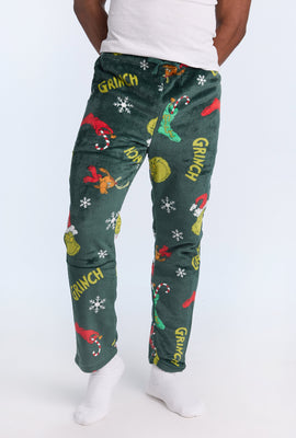 Mens The Grinch Graphic Print Pajama Pant