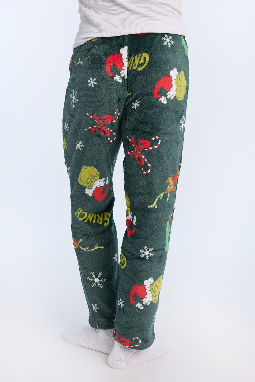 Mens The Grinch Graphic Print Pajama Pant Mens The Grinch Graphic Print Pajama Pant