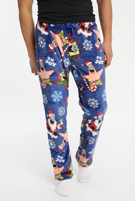 Mens SpongeBob Oh Joy Plush Pajama Pant