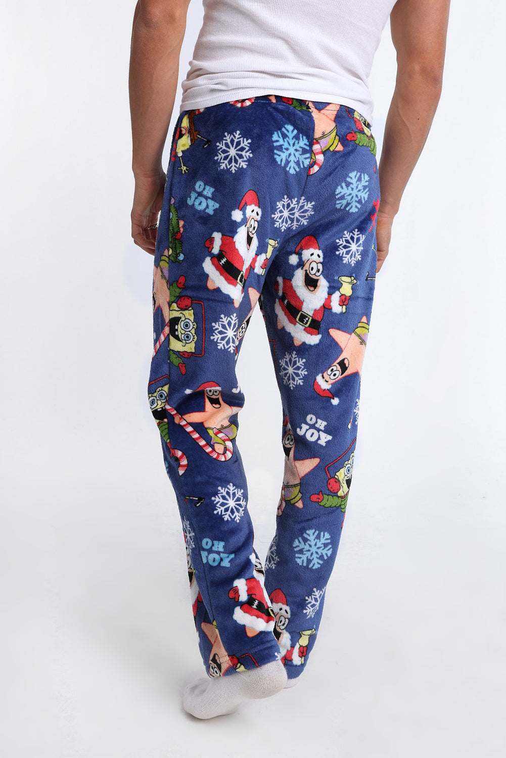 Mens SpongeBob Oh Joy Plush Pajama Pant Mens SpongeBob Oh Joy Plush Pajama Pant