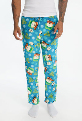 Pantalon de pyjama en peluche imprimé Hanoukka South Park homme