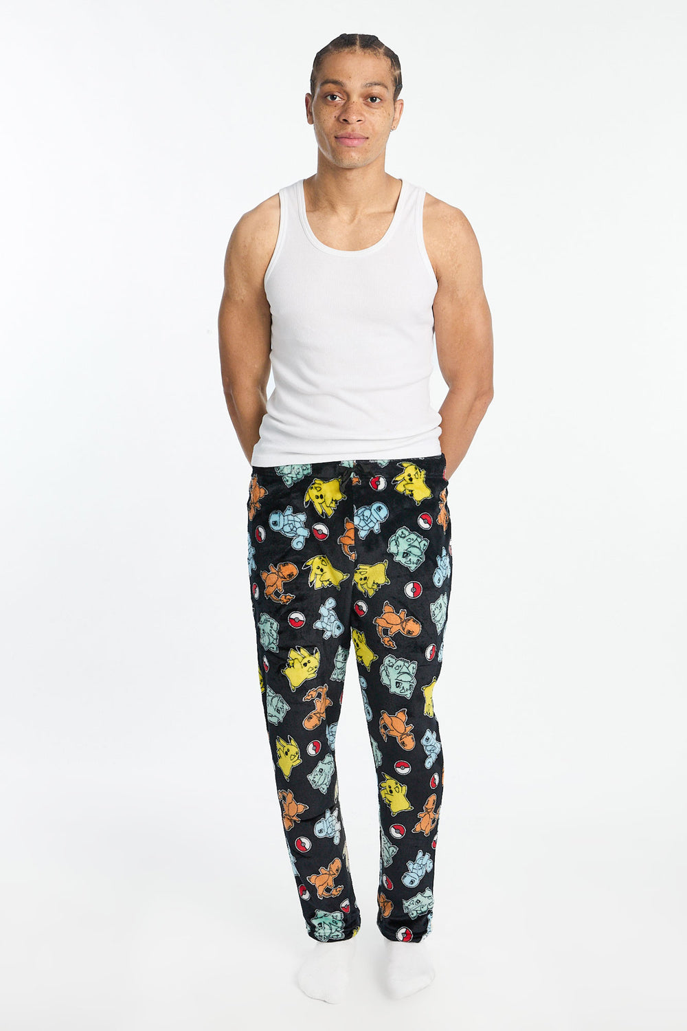 Mens Pokémon Plush Pajama Pant Mens Pokémon Plush Pajama Pant