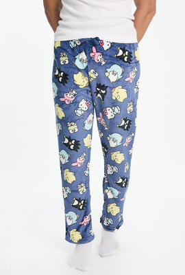 Mens Hello Kitty Plush Pajama Pant