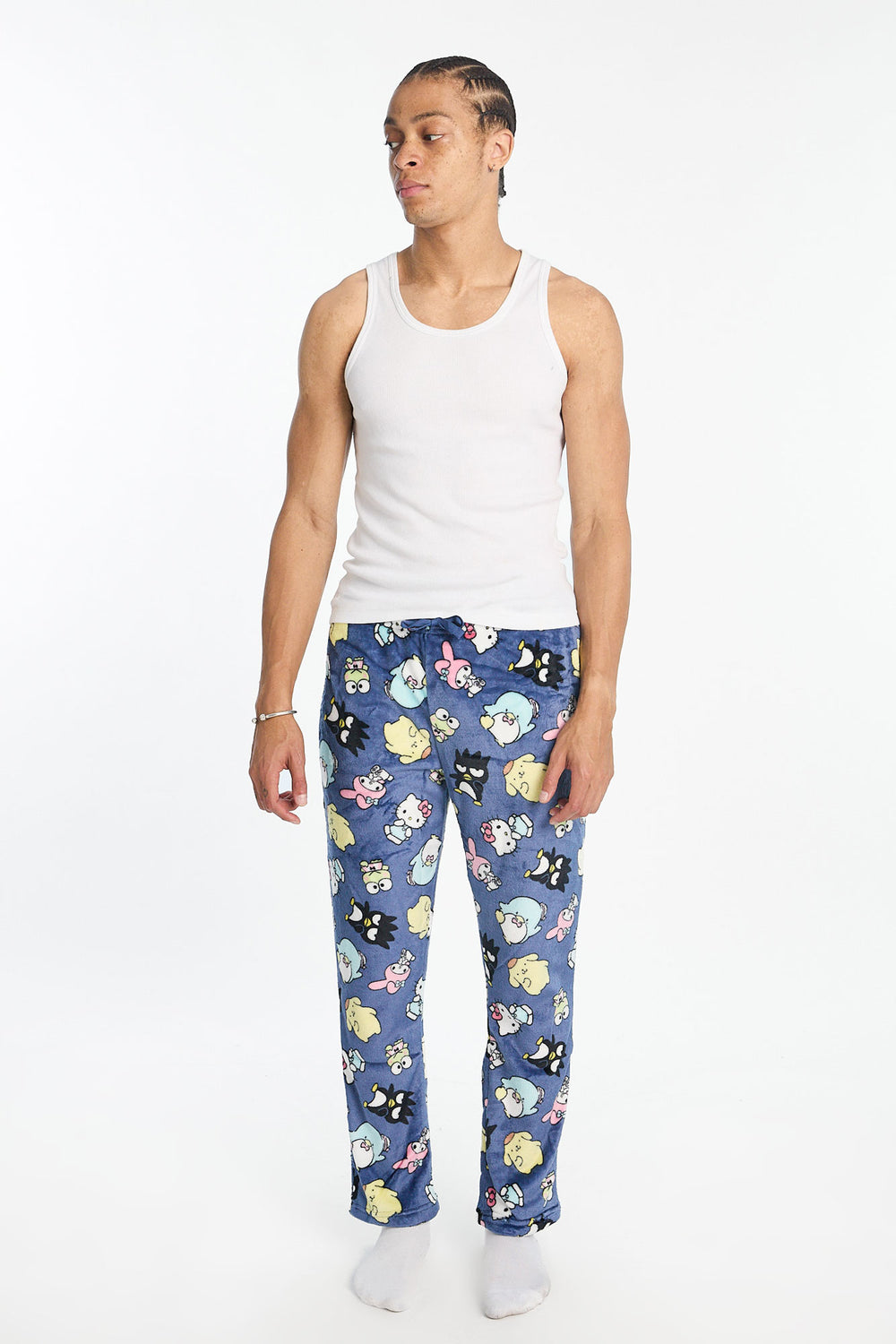 Mens Hello Kitty Plush Pajama Pant Mens Hello Kitty Plush Pajama Pant