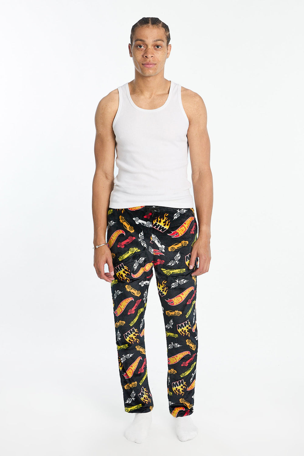 Mens Hot Wheels Plush Pajama Pant Mens Hot Wheels Plush Pajama Pant