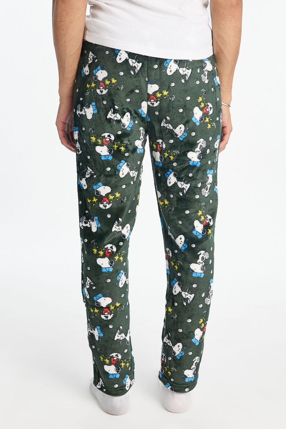Mens Peanuts Snoopy Sports Plush Pajama Pant Mens Peanuts Snoopy Sports Plush Pajama Pant