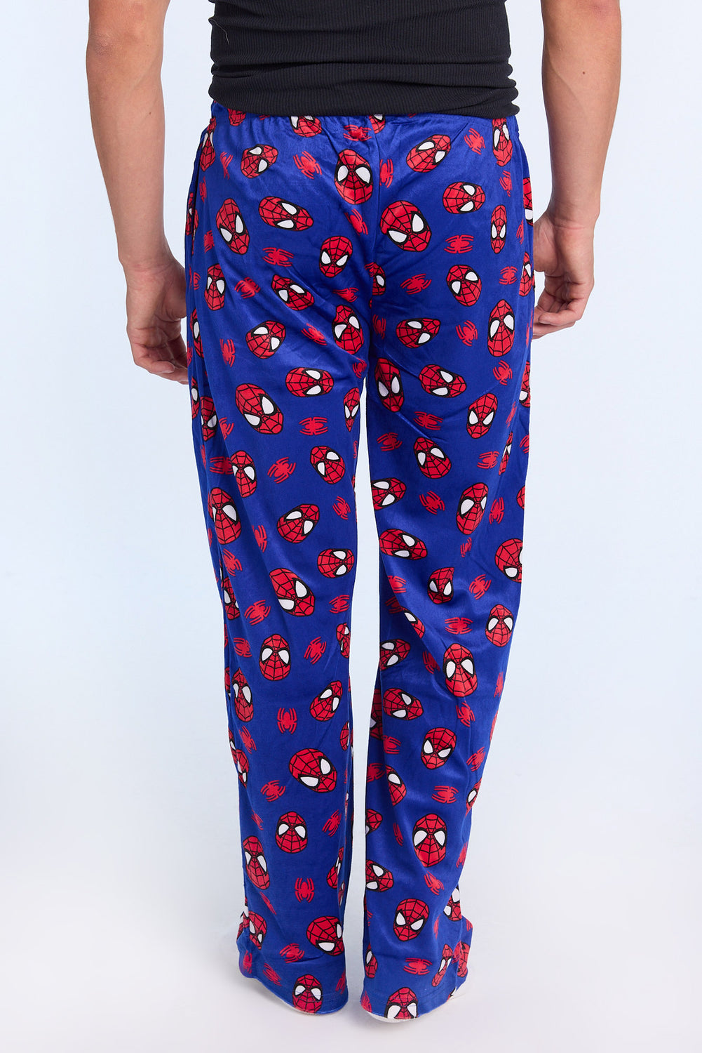Mens Spider-Man Plush Pajama Pant Mens Spider-Man Plush Pajama Pant