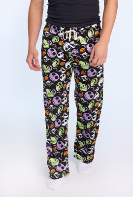 Mens Jack Skellington Plush Pajama Pant