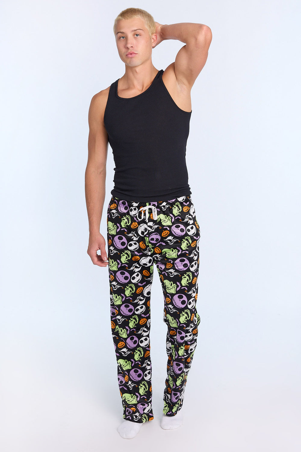 Mens Jack Skellington Plush Pajama Pant Mens Jack Skellington Plush Pajama Pant