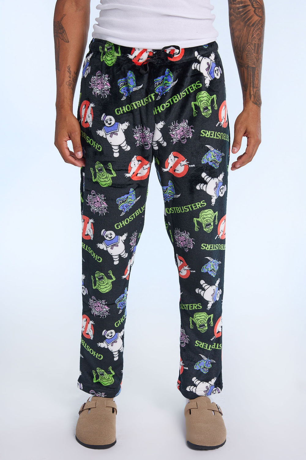 Mens Ghostbusters Plush Pajama Pant Mens Ghostbusters Plush Pajama Pant
