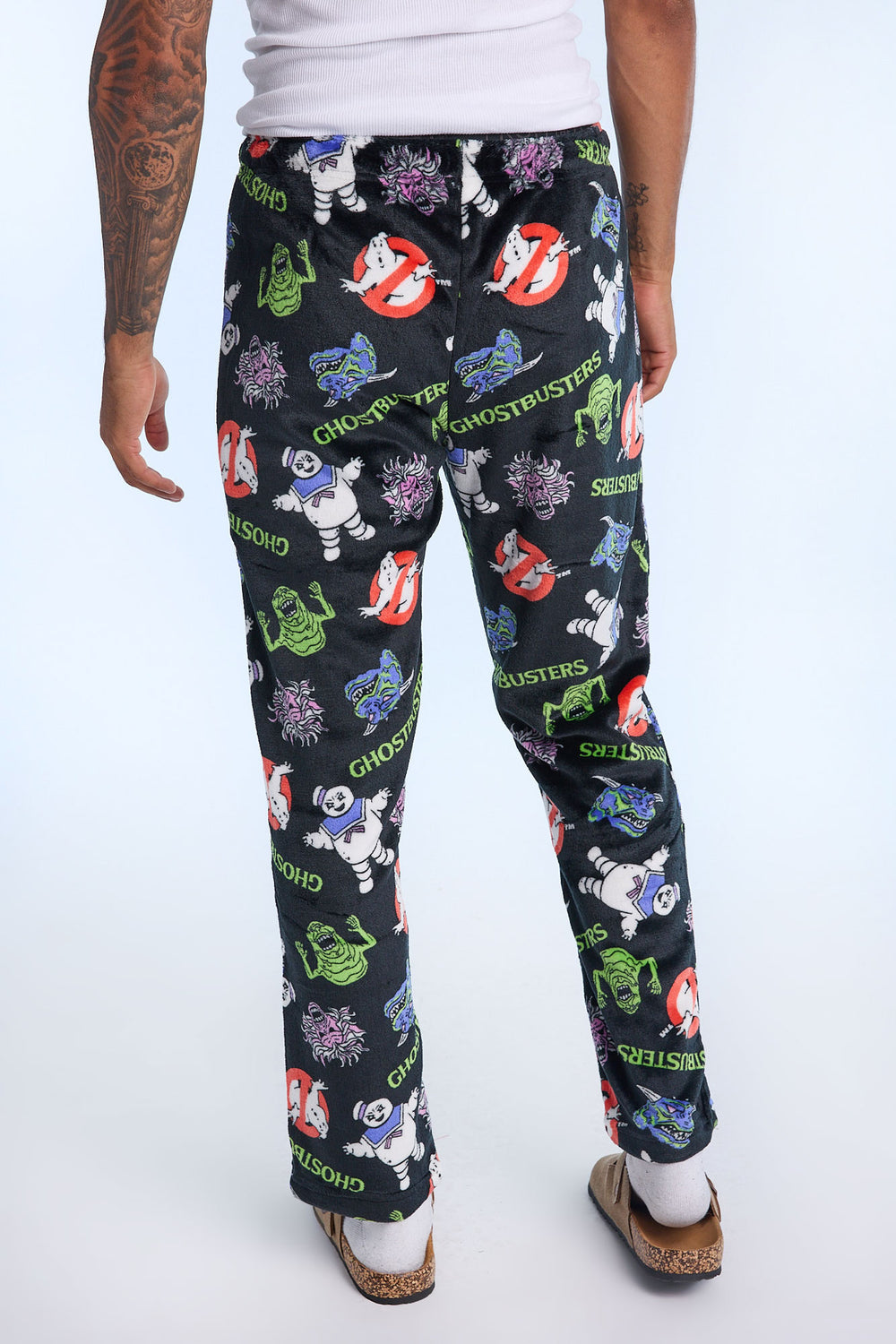 Mens Ghostbusters Plush Pajama Pant Mens Ghostbusters Plush Pajama Pant