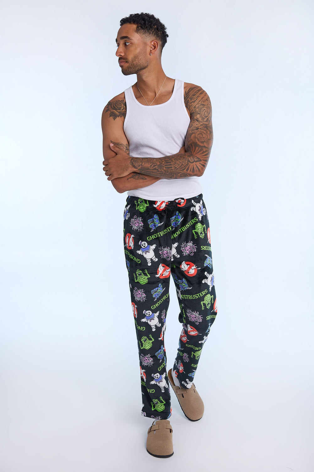Mens Ghostbusters Plush Pajama Pant Mens Ghostbusters Plush Pajama Pant