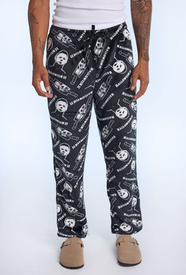 Mens Halloween II Plush Pajama Pant