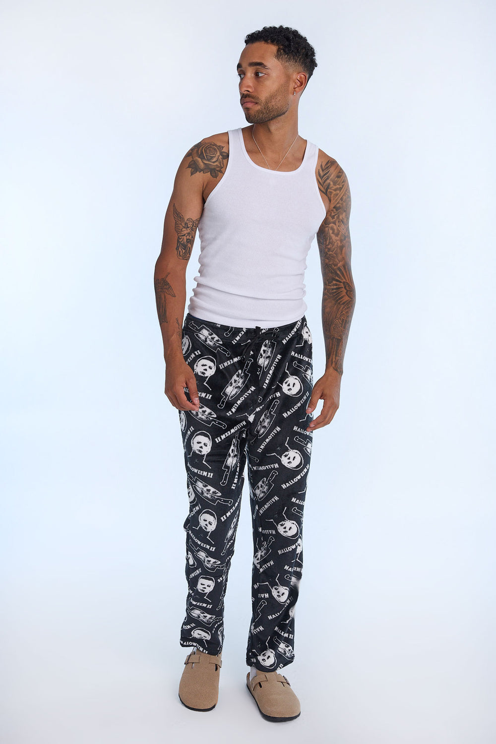 Mens Halloween II Plush Pajama Pant Mens Halloween II Plush Pajama Pant