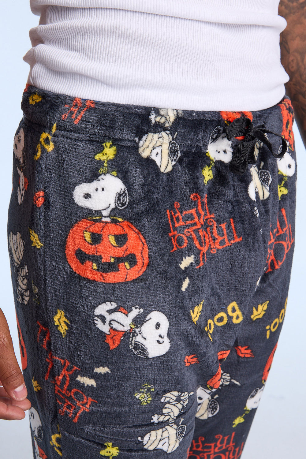 Pantalon de pyjama en peluche Spooky Snoopy homme Pantalon de pyjama en peluche Spooky Snoopy homme