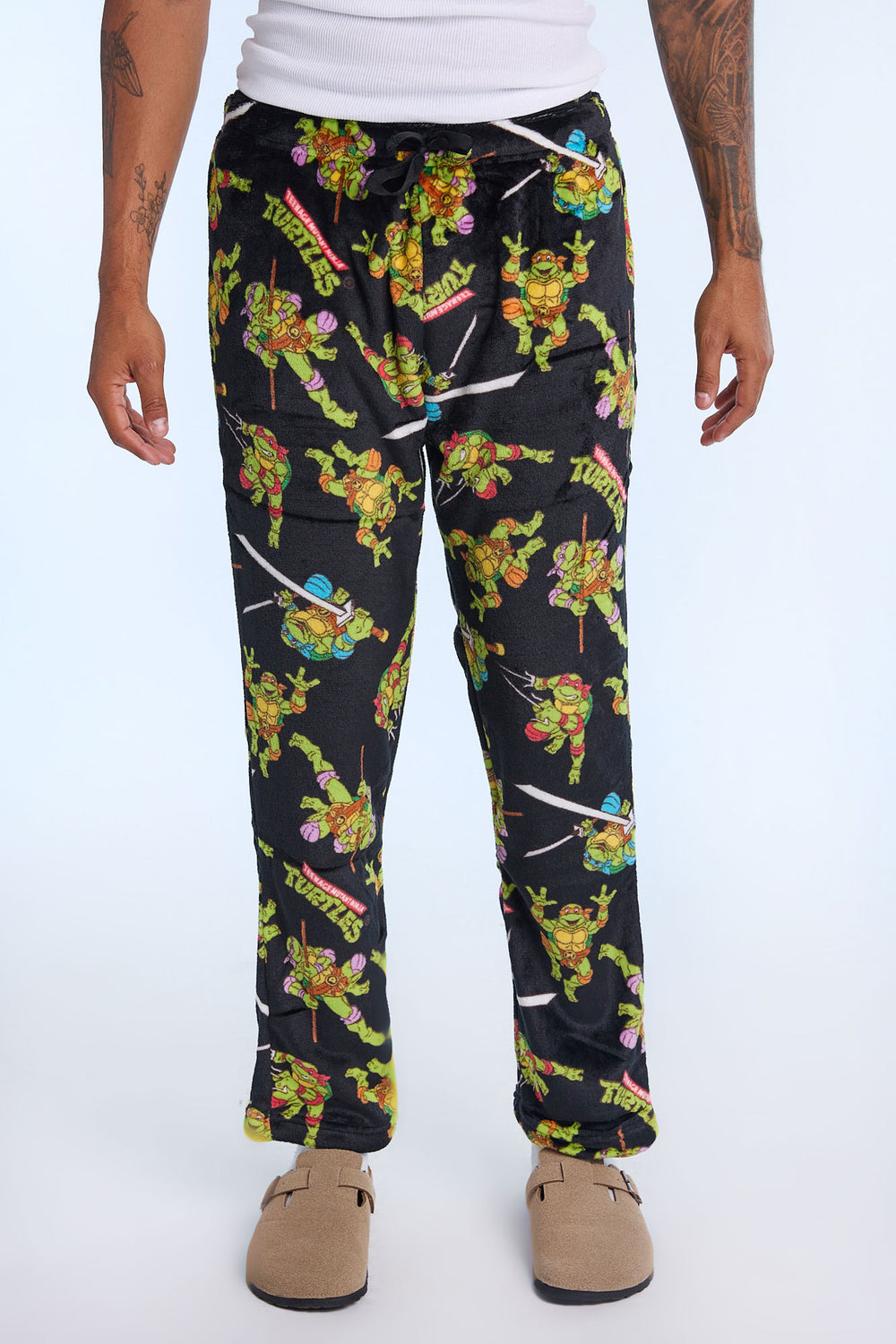 Pantalon de pyjama en peluche TMNT homme Pantalon de pyjama en peluche TMNT homme