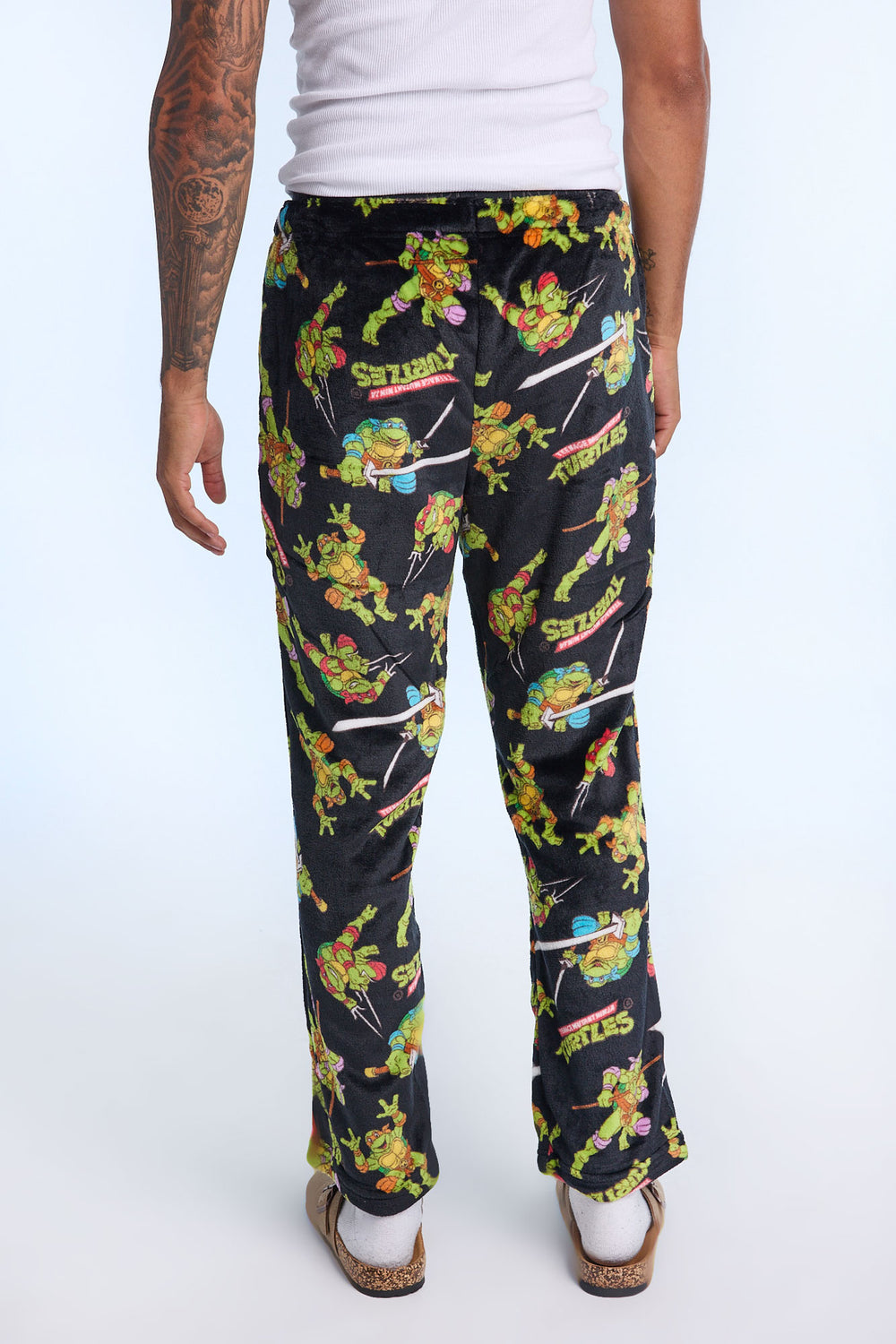 Mens TMNT Plush Pajama Pant Mens TMNT Plush Pajama Pant