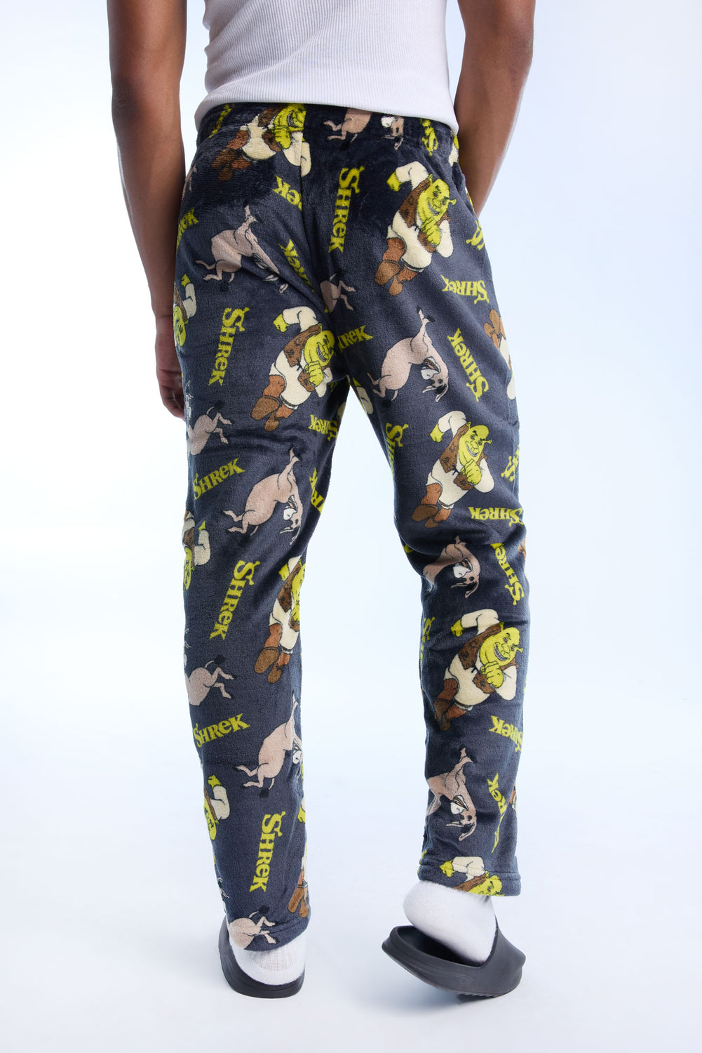 Mens Shrek & Donkey Plush Pajama Pant Mens Shrek & Donkey Plush Pajama Pant