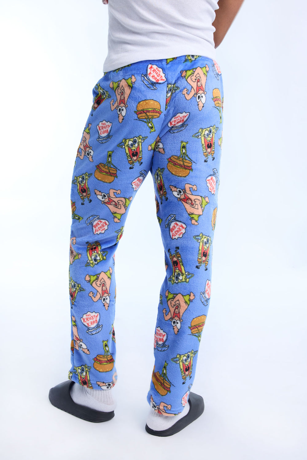 Mens Krusty Krab Plush Pajama Pant Mens Krusty Krab Plush Pajama Pant
