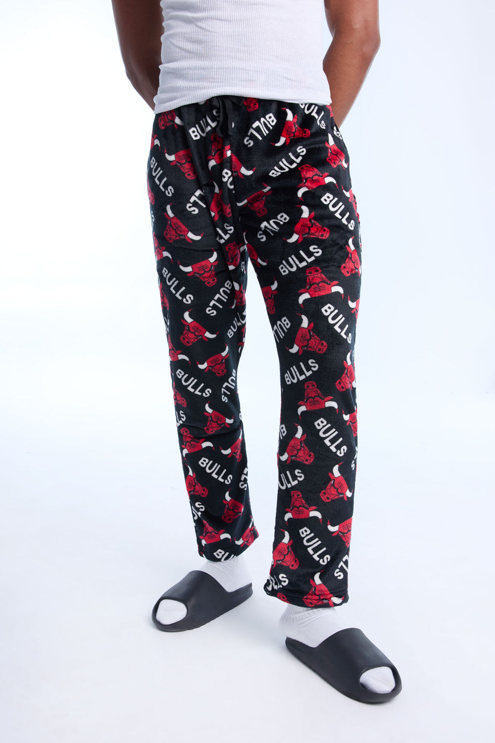 Mens Chicago Bulls Plush Pajama Pant Mens Chicago Bulls Plush Pajama Pant