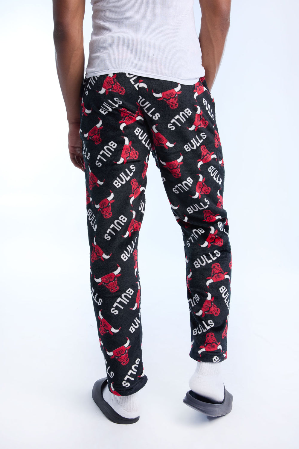 Mens Chicago Bulls Plush Pajama Pant Mens Chicago Bulls Plush Pajama Pant