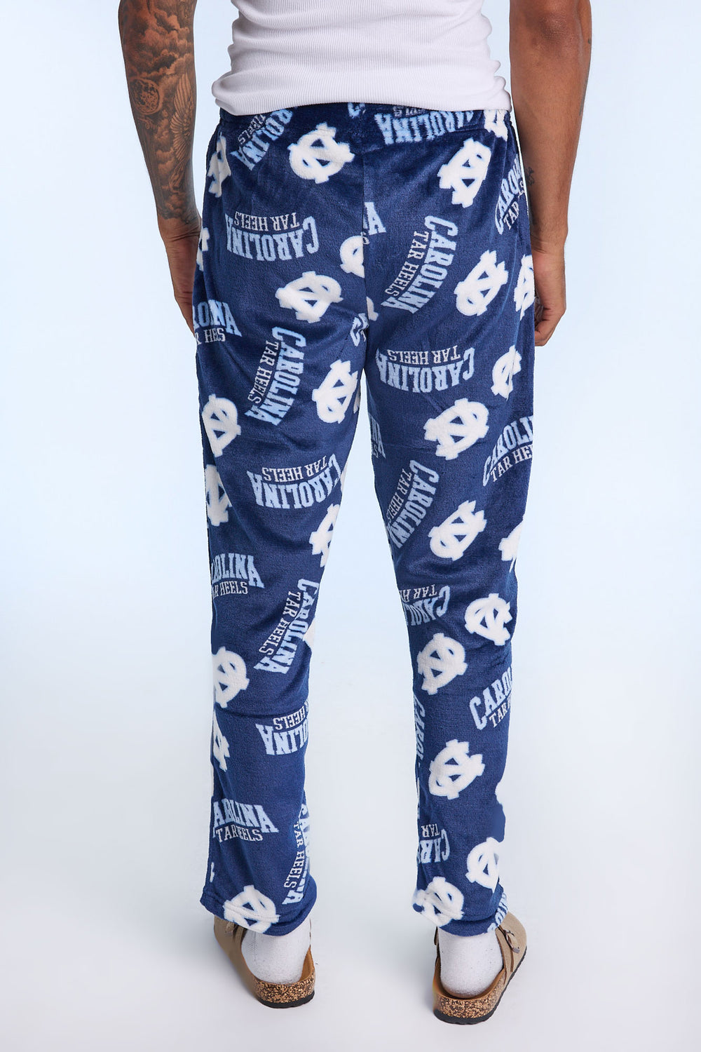 Mens North Carolina Tar Heels Plush Pajama Pant Mens North Carolina Tar Heels Plush Pajama Pant