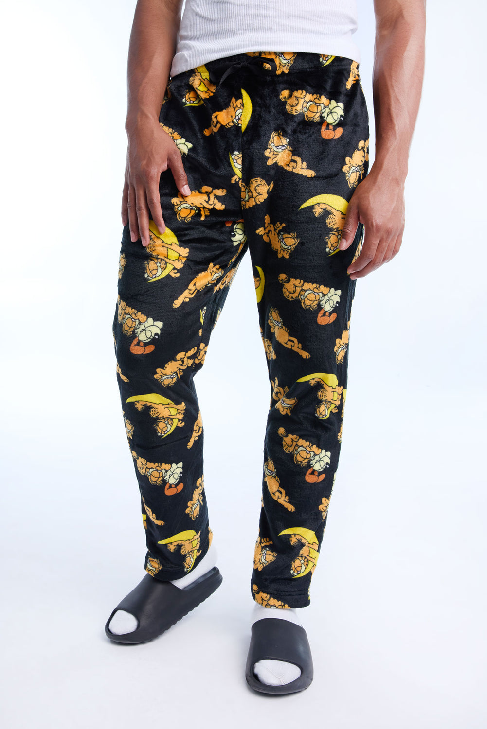 Mens Garfield Plush Pajama Pant Mens Garfield Plush Pajama Pant