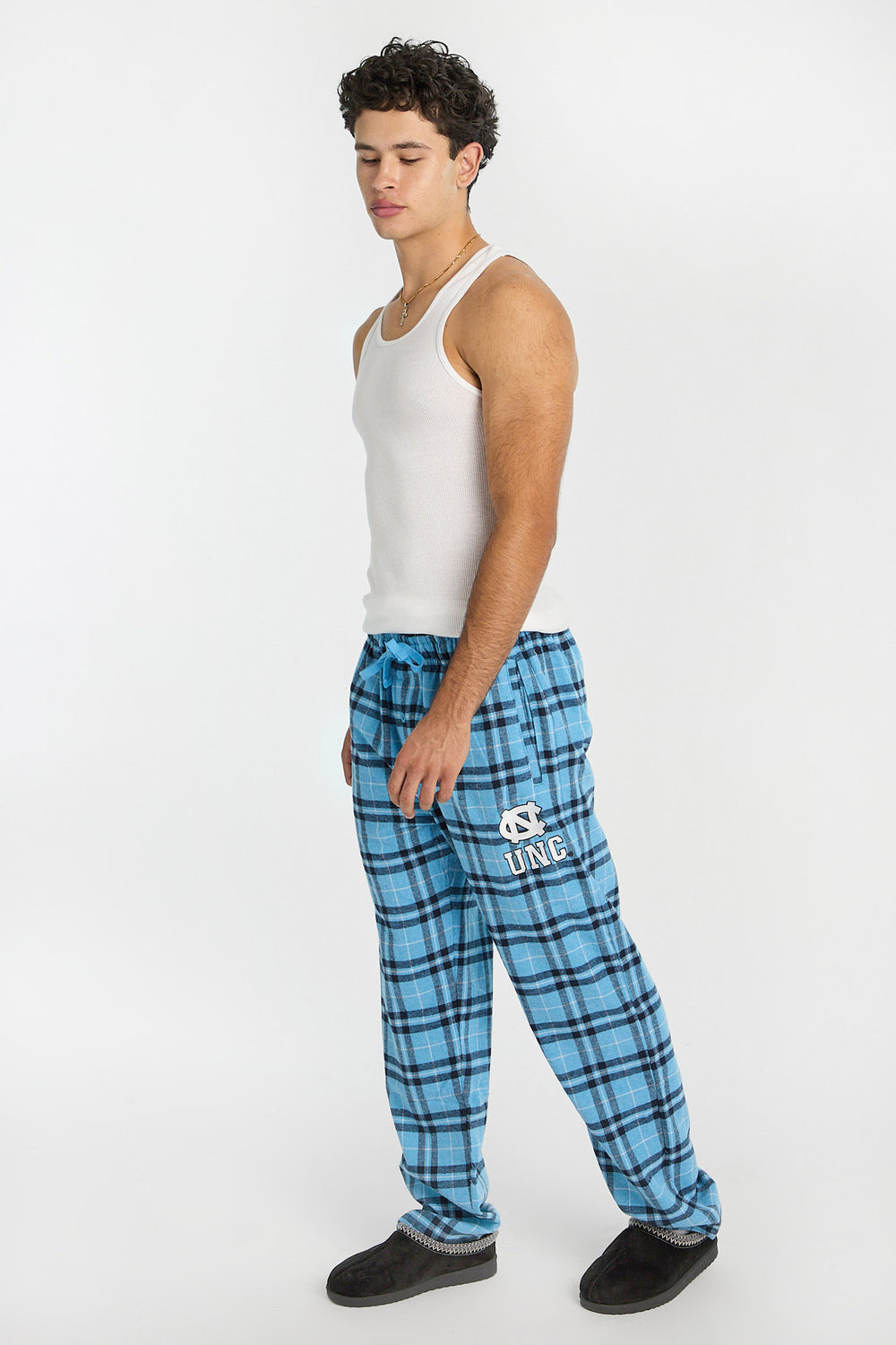Mens UNC Tar Heels Varsity Plaid Pajama Pant Mens UNC Tar Heels Varsity Plaid Pajama Pant