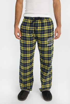 Pantalon de pyjama à carreaux Michigan Wolverines homme