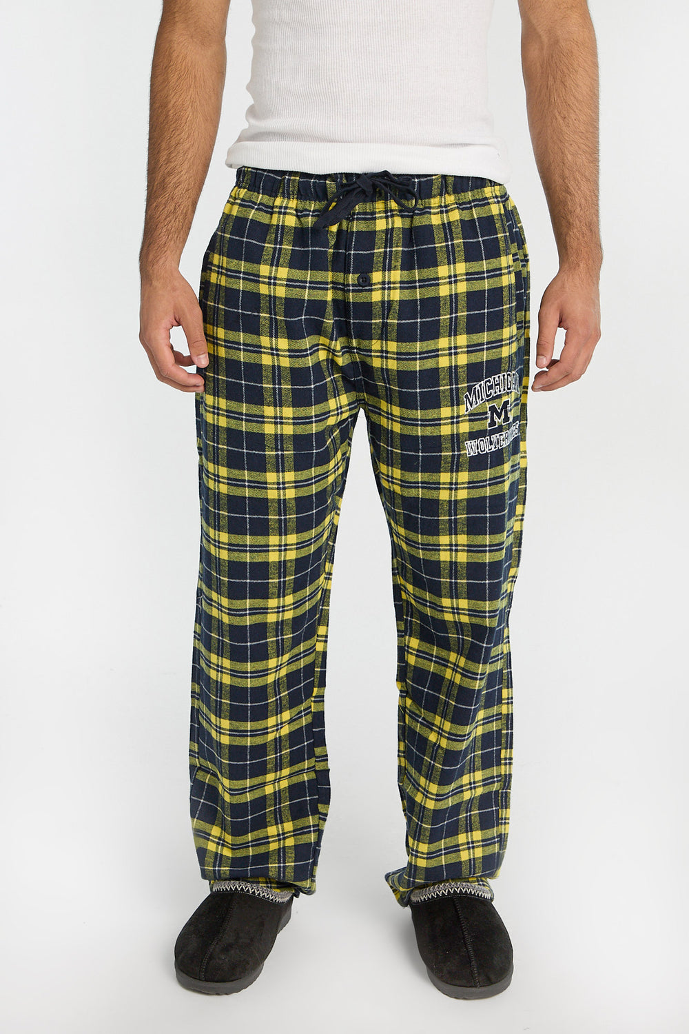Pantalon de pyjama à carreaux Michigan Wolverines homme Pantalon de pyjama à carreaux Michigan Wolverines homme