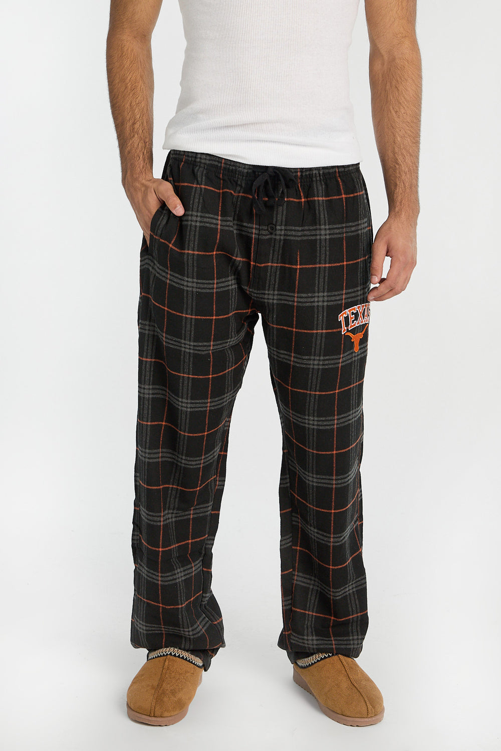 Mens Texas Longhorns Varsity Plaid Pajama Pant Mens Texas Longhorns Varsity Plaid Pajama Pant