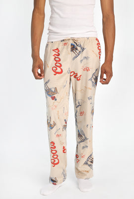 Pantalon de pyjama en molleton soyeux imprimé Coors