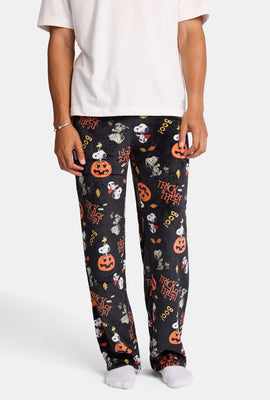 Pantalon de pyjama en peluche Snoopy d'Halloween