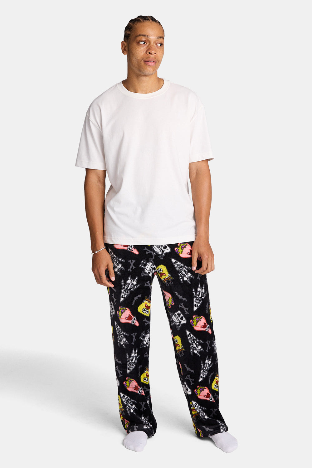 Skeleton SpongeBob Plush Pajama Pants Skeleton SpongeBob Plush Pajama Pants