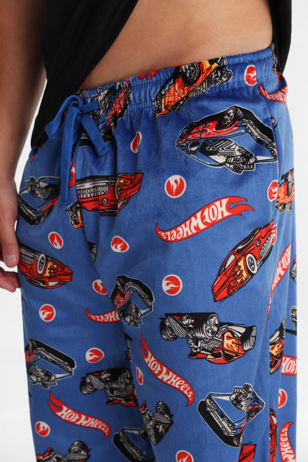 Pantalon pyjama en molleton soyeux imprimé Hot Wheels Pantalon pyjama en molleton soyeux imprimé Hot Wheels