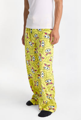 SpongeBob Faces Silky Fleece Pajama Pants