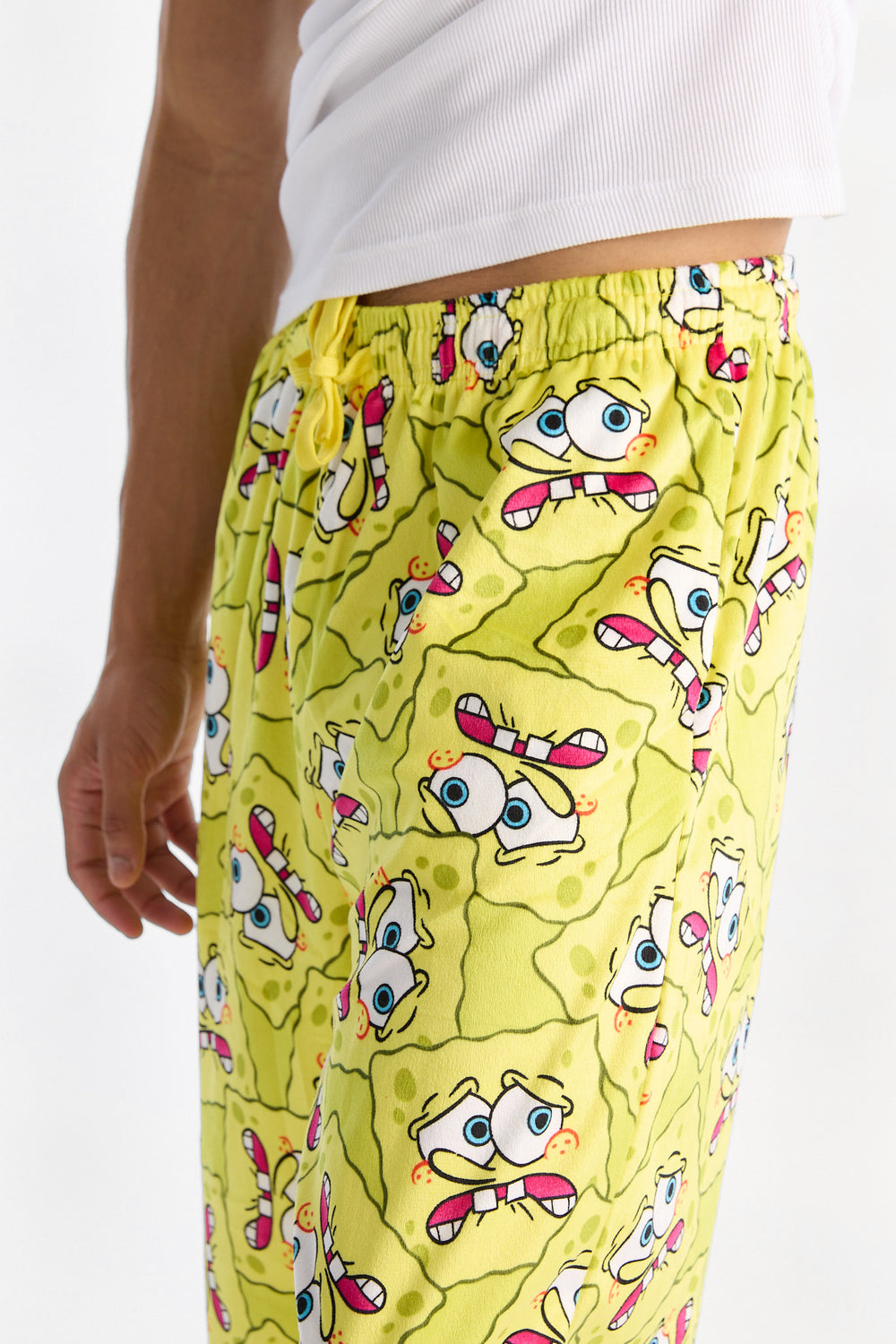 SpongeBob Faces Silky Fleece Pajama Pants SpongeBob Faces Silky Fleece Pajama Pants