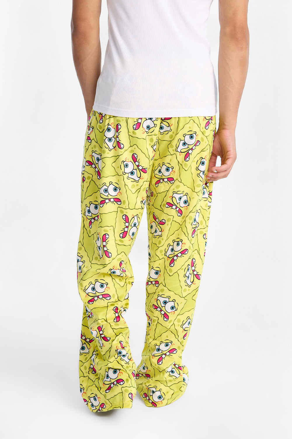 SpongeBob Faces Silky Fleece Pajama Pants SpongeBob Faces Silky Fleece Pajama Pants