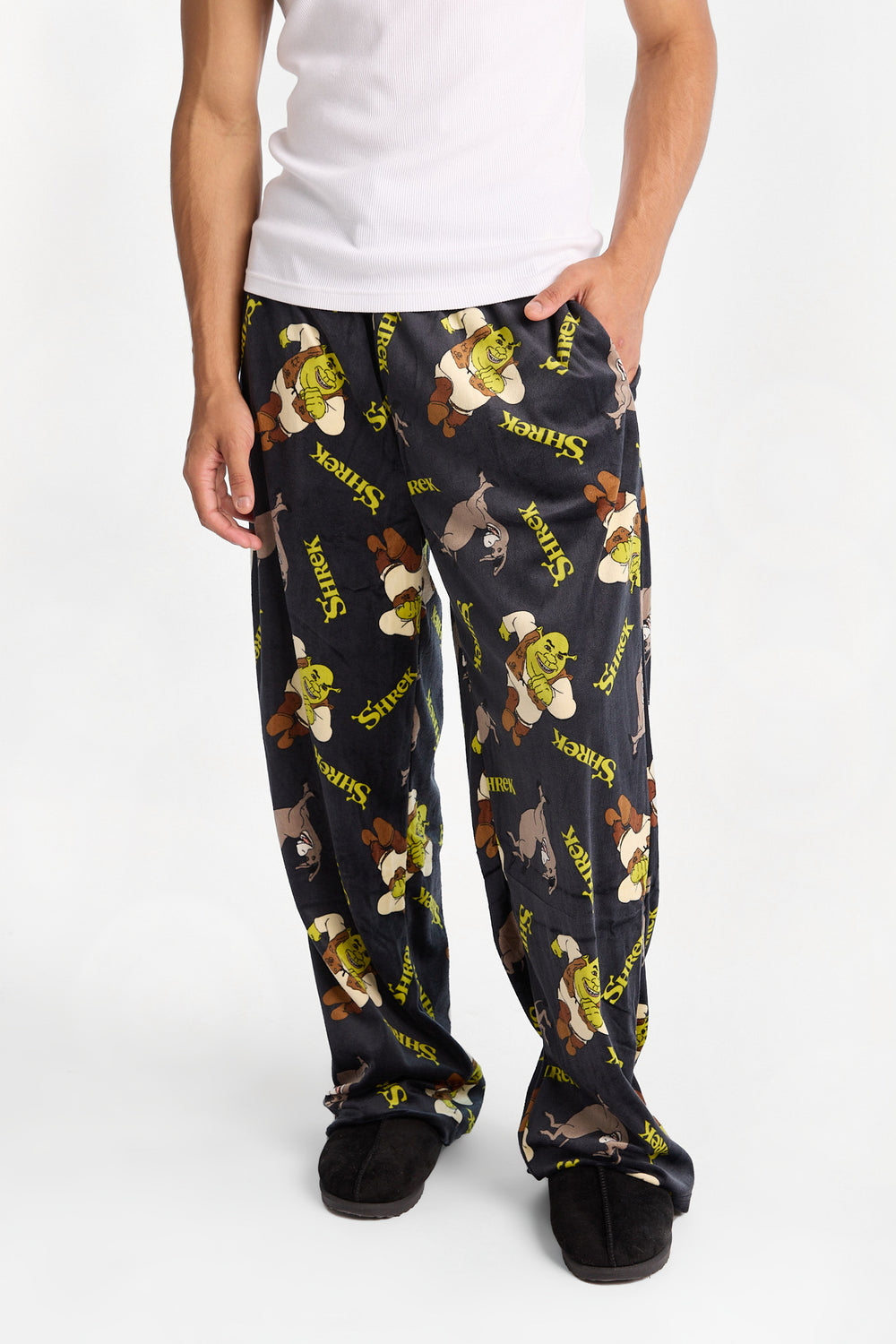 Shrek & Donkey Silky Fleece Pajama Pants Shrek & Donkey Silky Fleece Pajama Pants
