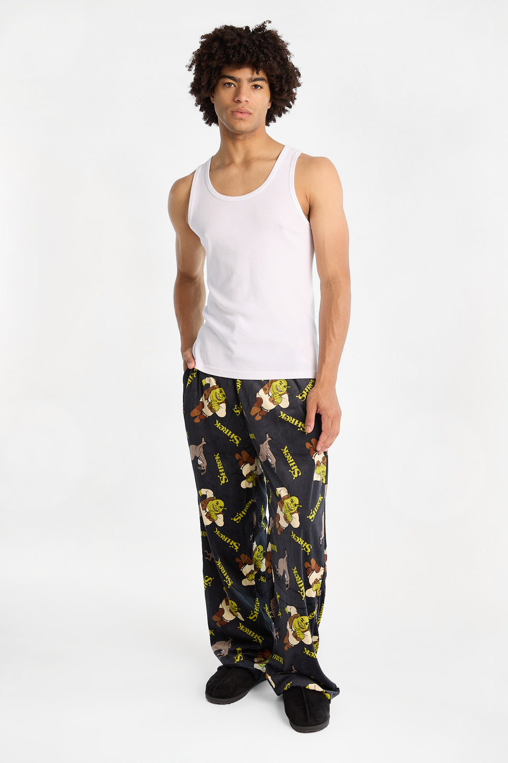 Shrek & Donkey Silky Fleece Pajama Pants Shrek & Donkey Silky Fleece Pajama Pants