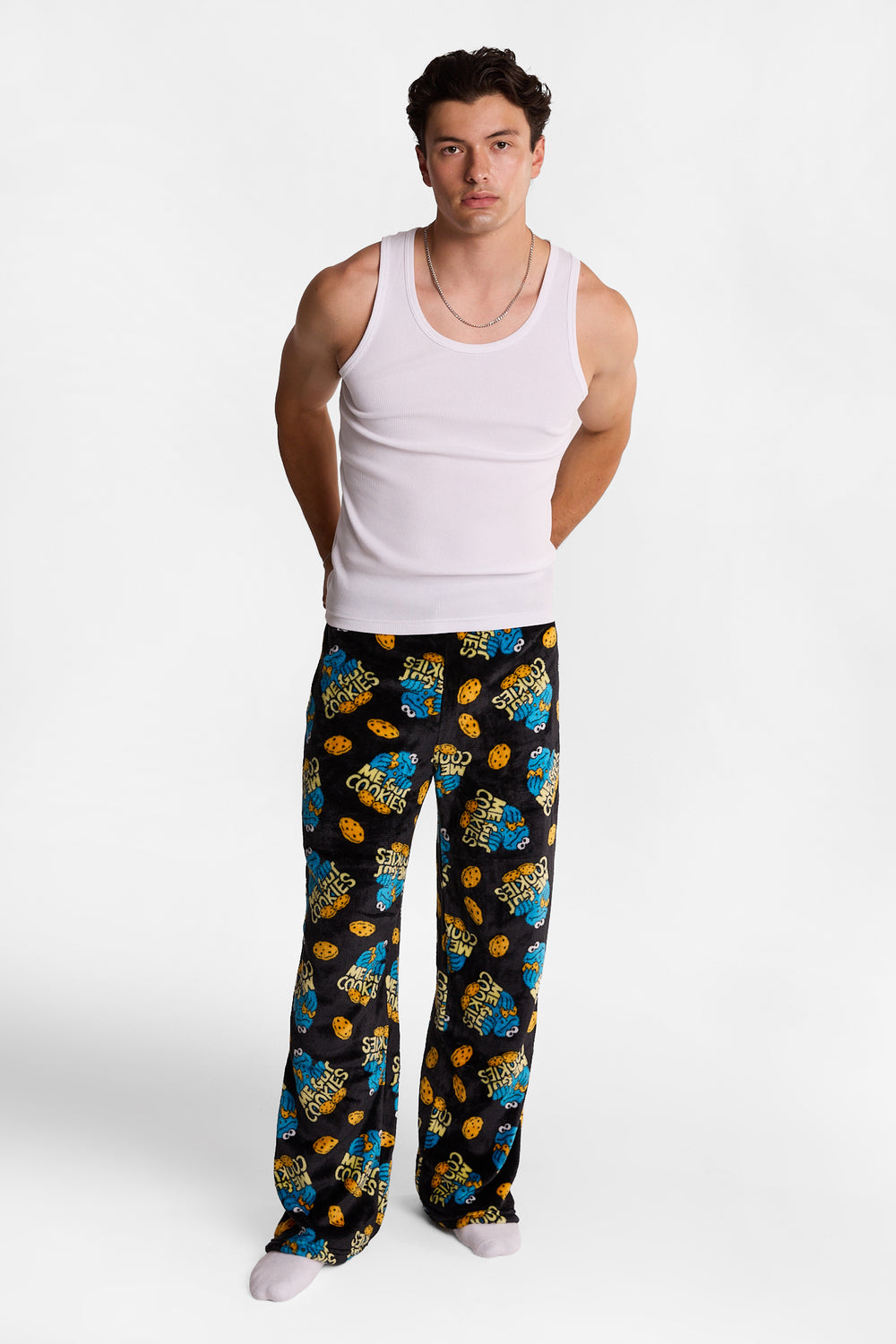 Cookie Monster Plush Pajama Pants Cookie Monster Plush Pajama Pants