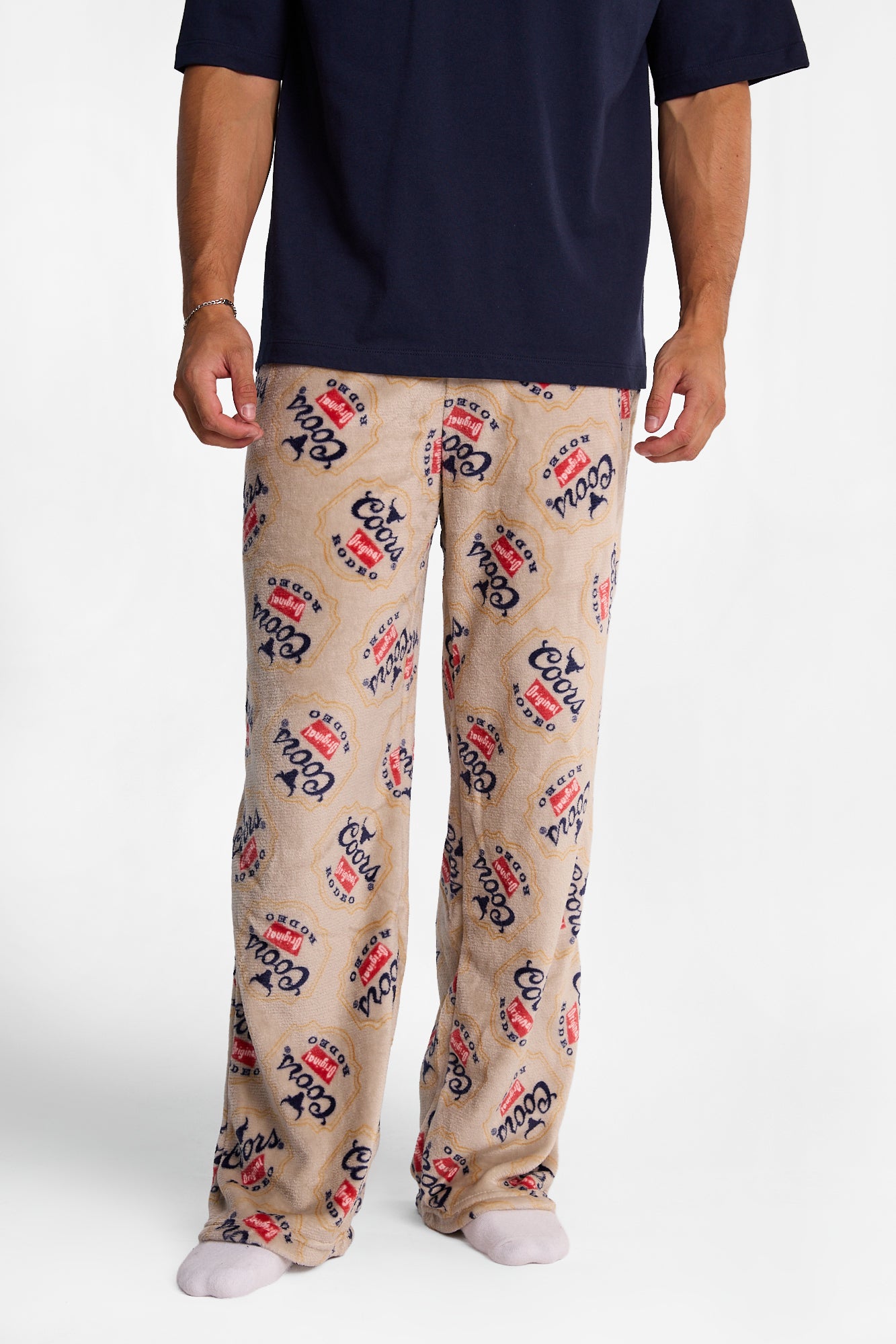 Coors Rodeo Plush Pajama Pants - Oatmeal /