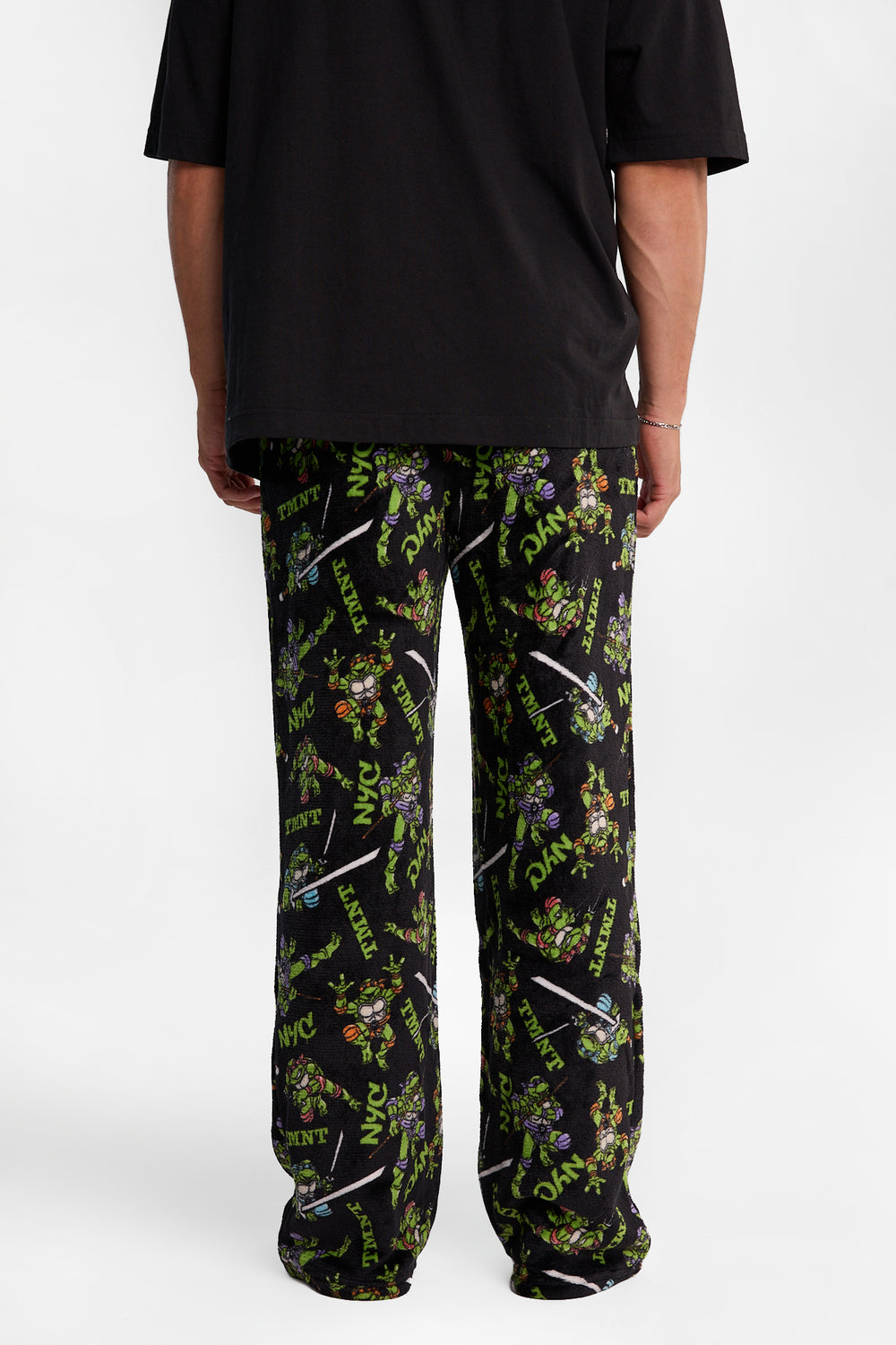 Pantalon pyjama pelucheux imprimé Les Tortues Ninja Pantalon pyjama pelucheux imprimé Les Tortues Ninja