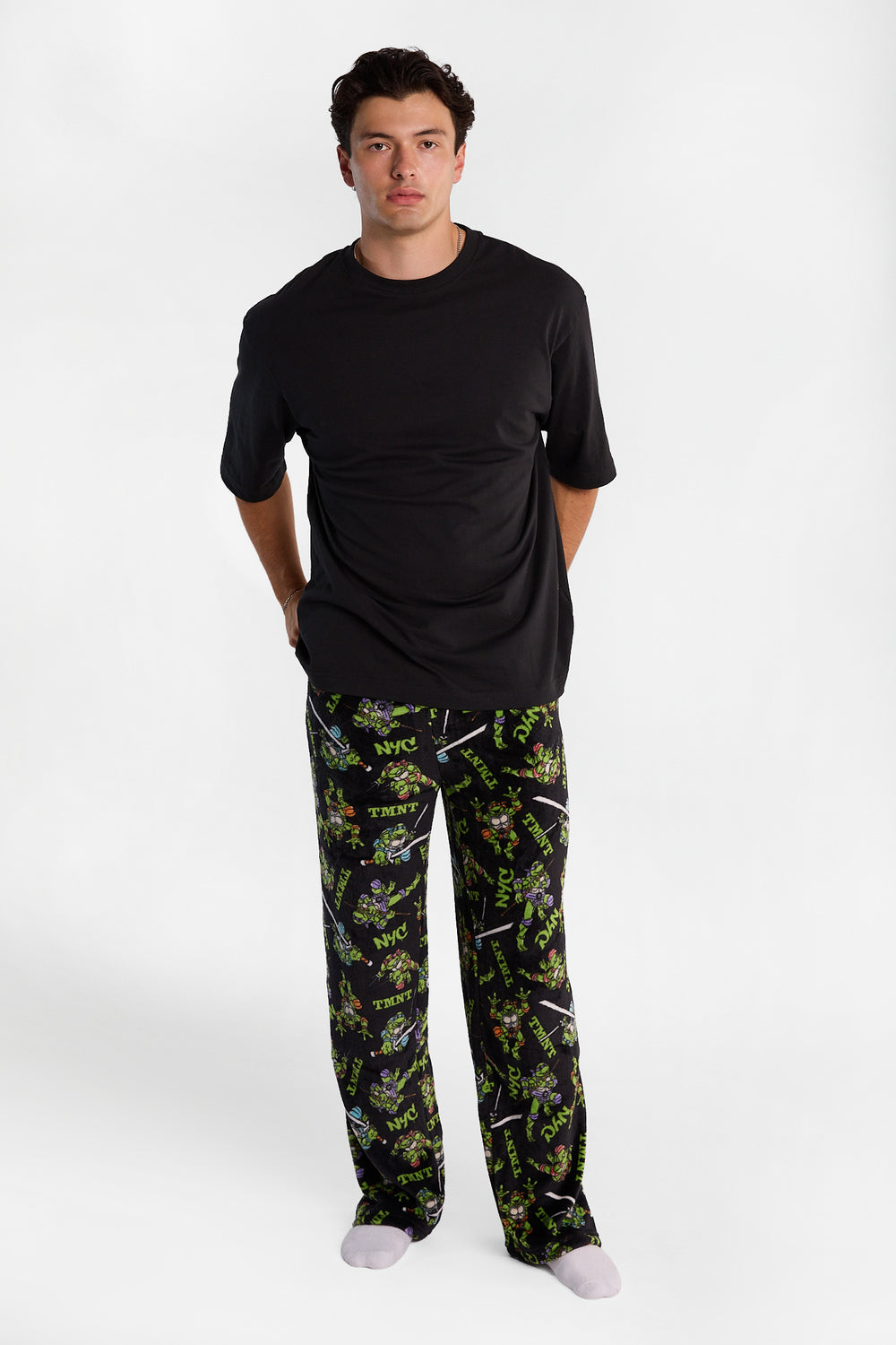 Teenage Mutant Ninja Turtles Plush Pajama Pants Teenage Mutant Ninja Turtles Plush Pajama Pants