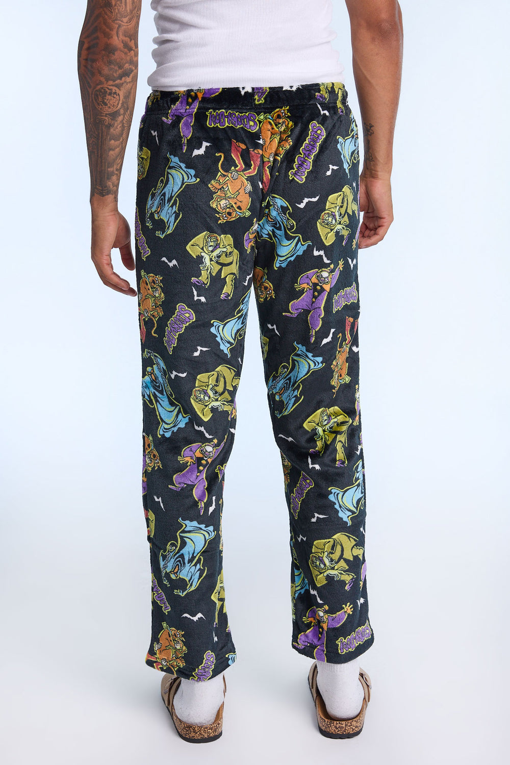 Mens Scooby-Doo Halloween Plush Pajama Pant Mens Scooby-Doo Halloween Plush Pajama Pant