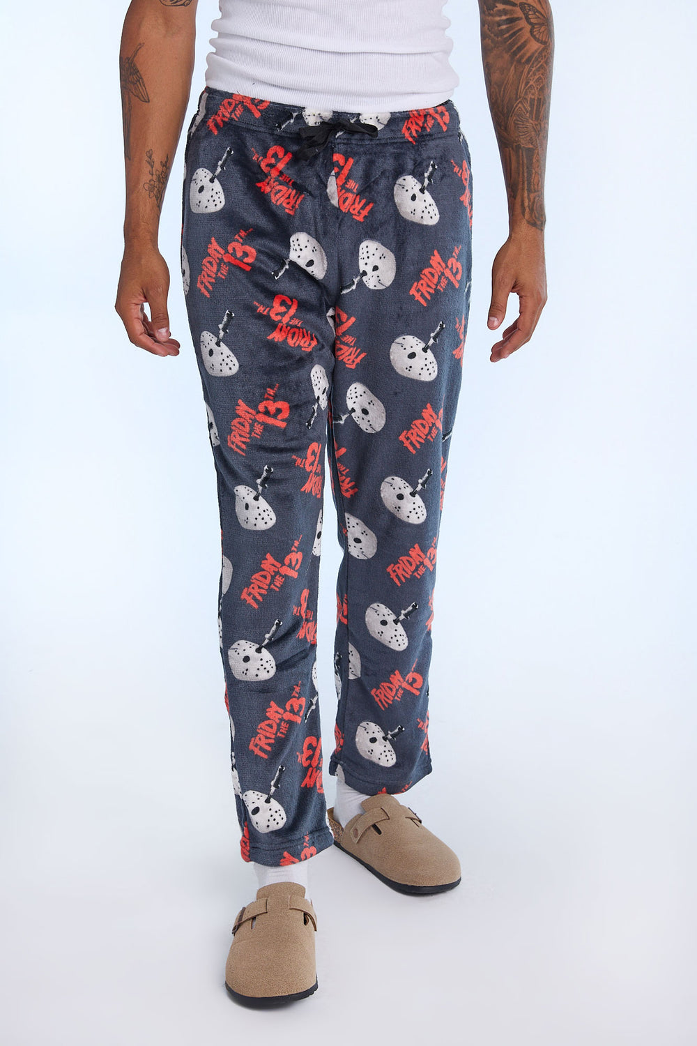 Mens Friday The 13th Plush Pajama Pant Mens Friday The 13th Plush Pajama Pant