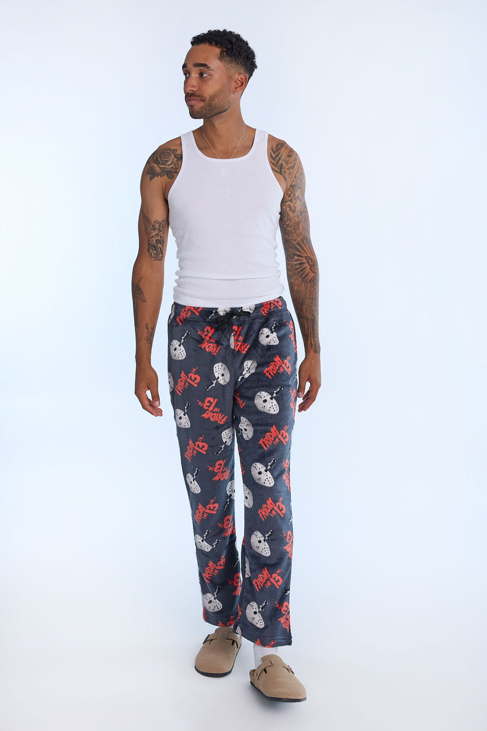 Mens Friday The 13th Plush Pajama Pant Mens Friday The 13th Plush Pajama Pant